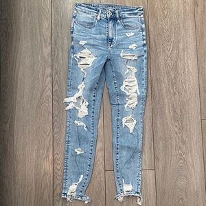 American Eagle Outfitters Women Super Hi-Rise Jegging size US size 2 Short